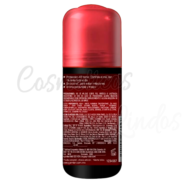 Garnier OBAO Desodorante Activo para Hombres 65g (3Pcs)