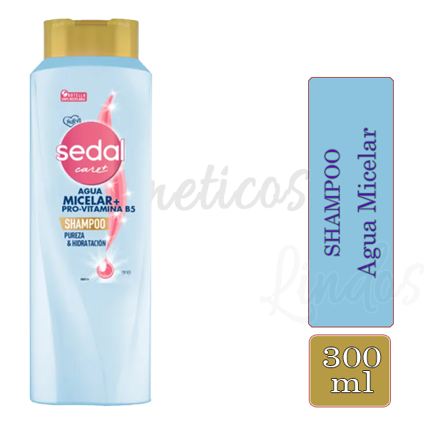 Shampoo Sedal Agua Micelar y Pro-Vitamina B5 300 ml