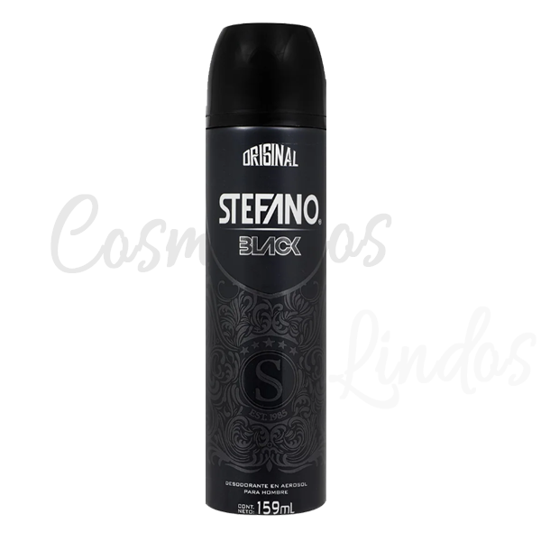 Stefano Deodorant Spray for Men Black 159 ml