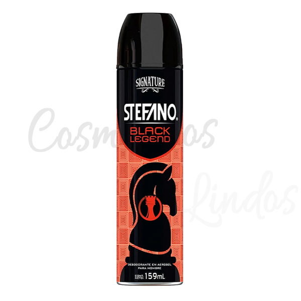 Stefano Deodorant Spray for Men Black Legend 159 ml