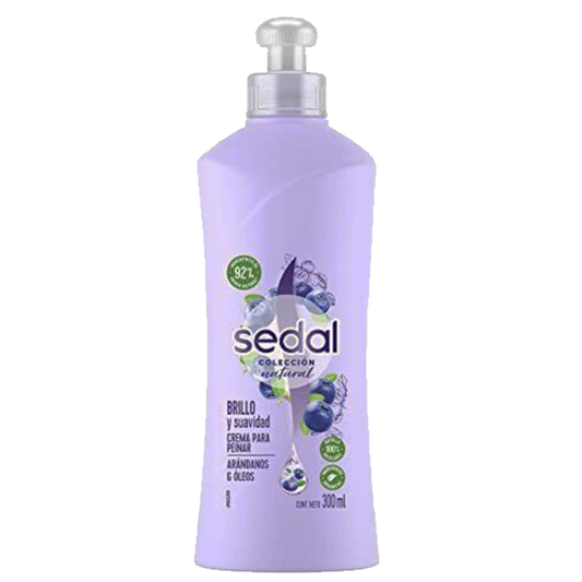 Sedal Brillo y suavidad crema para peinar 300ml
