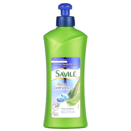 Sedal Pulpa de savila con Biotina, Rizos definidos crema para peinar 300ml