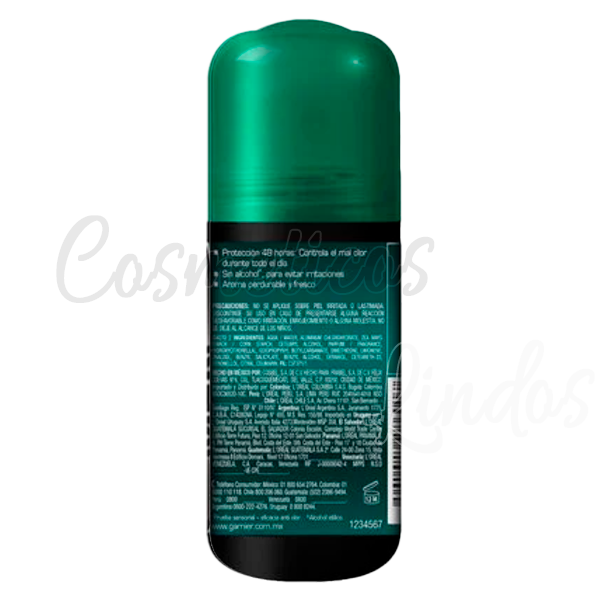 Garnier OBAO Desodorante Clasico para Hombres 65g (3Pcs)