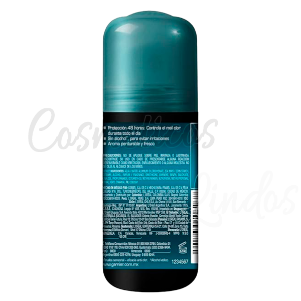 Garnier OBAO Desodorante Cool Metal para Hombres 65g (3Pcs)