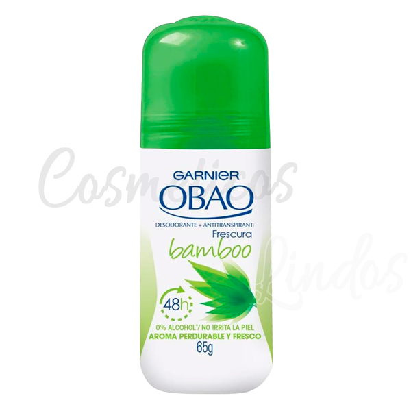 3Pcs Garnier OBAO Desodorante Frescura Bamboo para Mujer 65g