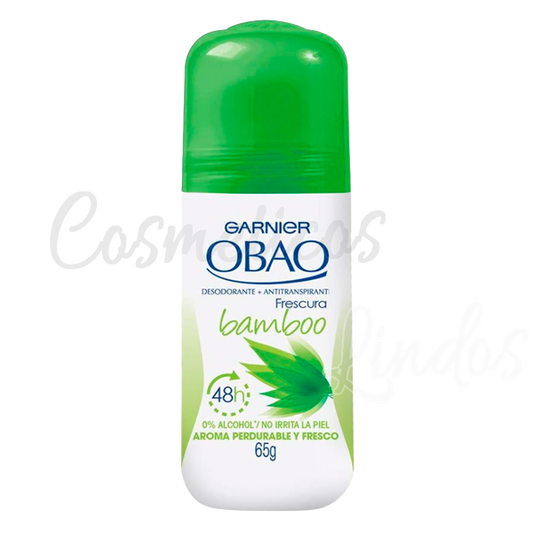 Garnier  OBAO Desodorante  Frescura Bamboo para Mujer 65g (3Pcs)