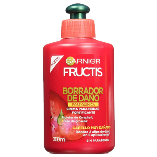 Garnier fructis Borrador de Daños crema para peinar 300ml