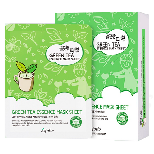 Esfolio Green Tea Essence Mask Sheet 
