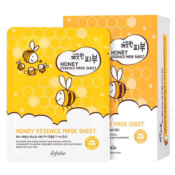 Honey  Essence Mask Sheet, Esfolio