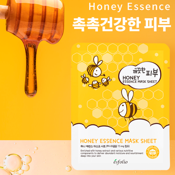 Honey  Essence Mask Sheet, Esfolio