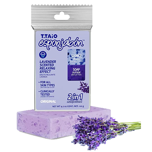 T.TAIO Esponjabon lavanda lavender
