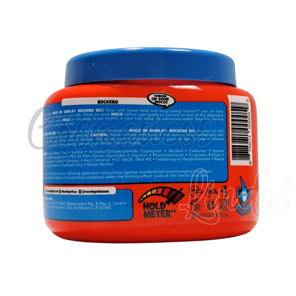 Moco de Gorila Rockero Hair Gel - 9.52 oz Maximum Hold Gorilla Snot