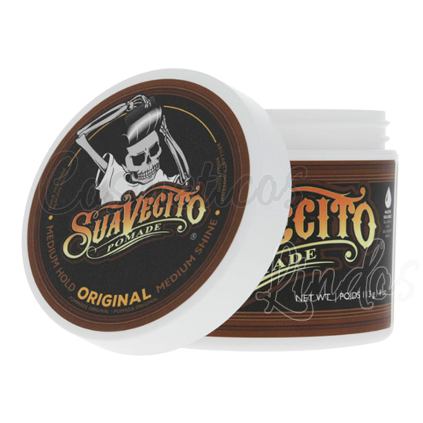 Suavecito Original Hold Pomade - Medium Hold Water-Soluble Hair Wax for Men 4Oz