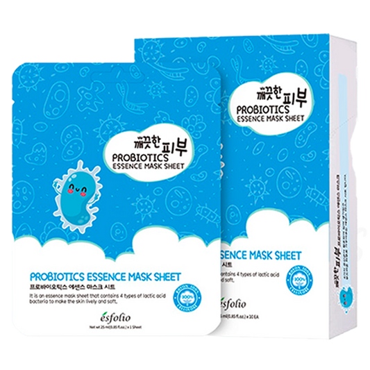 Prebiotics  Essence Mask Sheet, Esfolio (1 Pack of 10 Sheets)