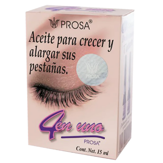 Prosa Aceite para crecer y alargar pestañas 4 en 1