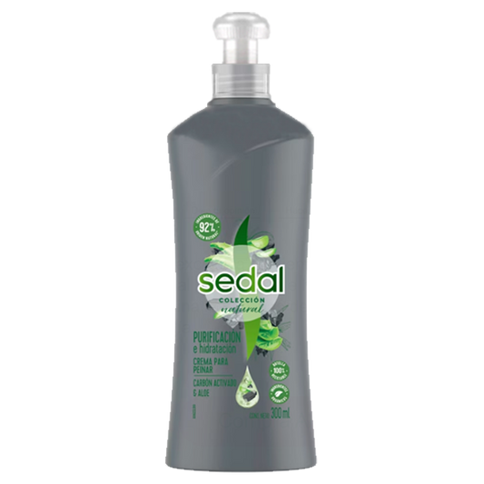 Sedal Carbon Purificación e Hidratación crema para peinar 300ml