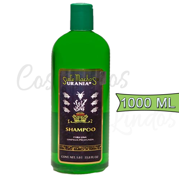SHAMPOO SIETE MACHOS URANIA 33.8FL Oz