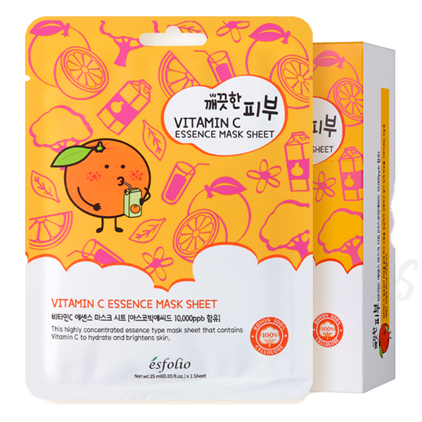 Vitamin C Essence Mask Sheet, Esfolio 