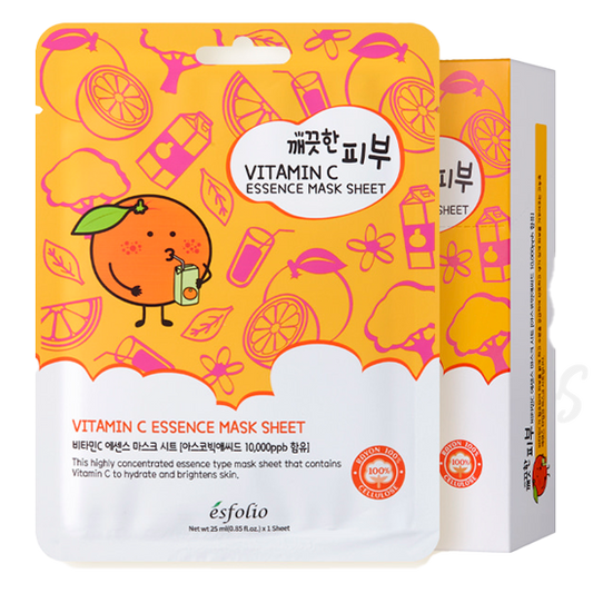 Vitamin C Essence Mask Sheet, Esfolio 