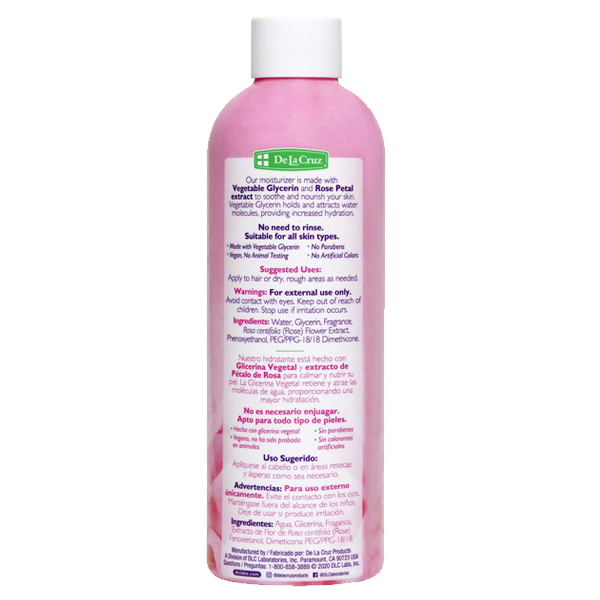 De la cruz Agua de rosas toner corporal