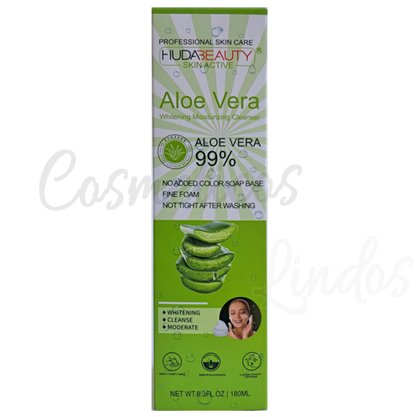 HudaBeauty Hydrating Foaming Facial Cleanser with 99% Aloe Vera