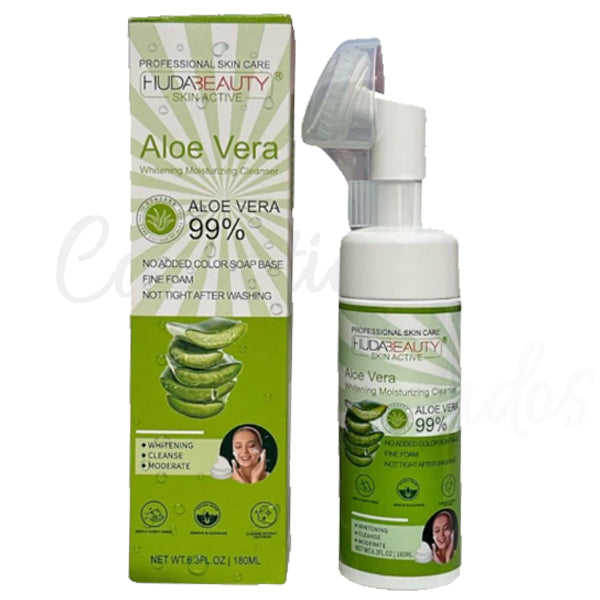 HudaBeauty Hydrating Foaming Facial Cleanser with 99% Aloe Vera –  cosmeticoslindos