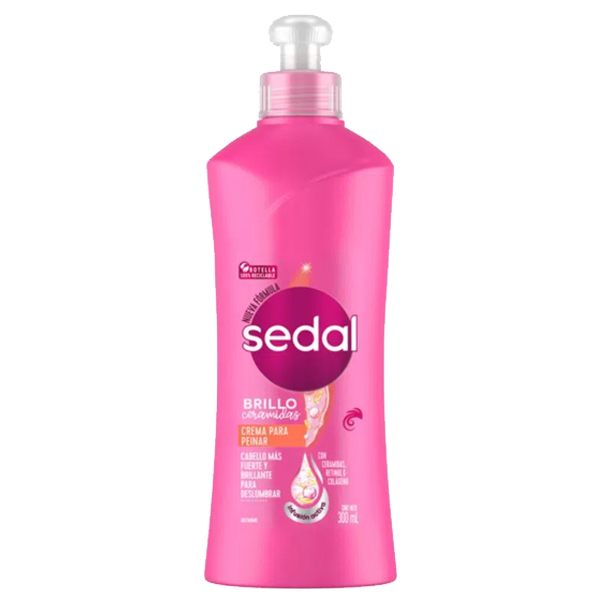 Sedal Brillo Ceramidas crema para peinar 300ml