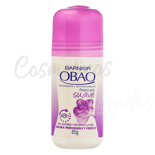 Garnier  OBAO Desodorante Frescura Suave para Mujer 65g, Soft for Woman Deodorant