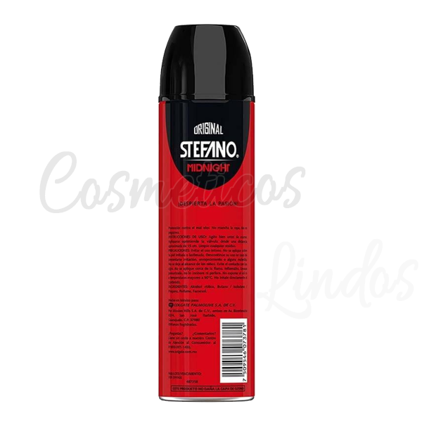 Stefano Deodorant Spray for Men Midnight 159 ml