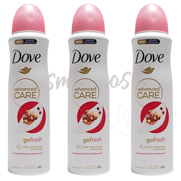 Dove Advanced Care Go Fresh Pomegranate & Lemon Verbena Antiperspirant 150ml 72h