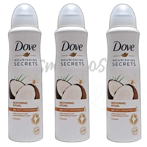 Dove Nourishing Secrets Restoring Ritual Antiperspirant Spray Coconut Jasmine 150ml