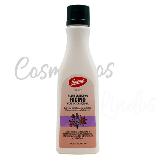 Ricino Classic Castor Oil Jaloma for Strengthens the eyelashes. 120ml Exp 08/27