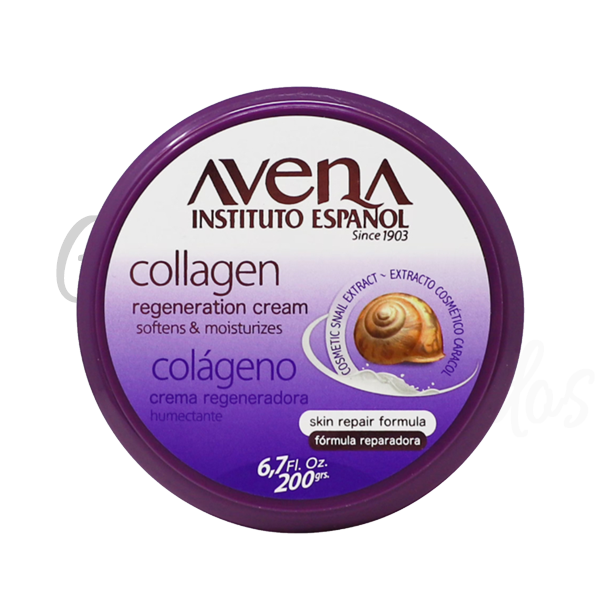Avena Instituto Español Collagen & Snail Extract Regeneration Cream 6.7 fl oz (200g)