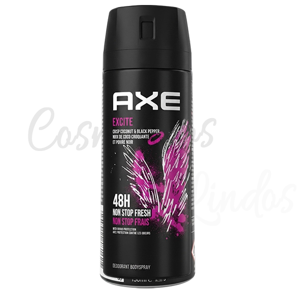 Axe Excite Deodorant Body Spray 48H Non Stop Fresh Coconut Black Pepper Men