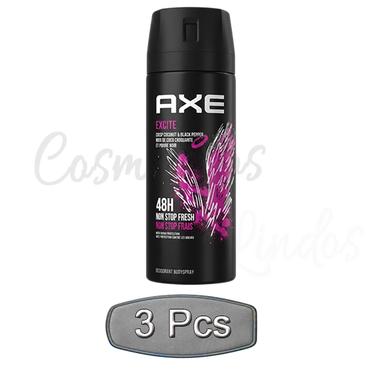 Axe Excite Deodorant Body Spray 48H Non Stop Fresh Coconut Black Pepper Men