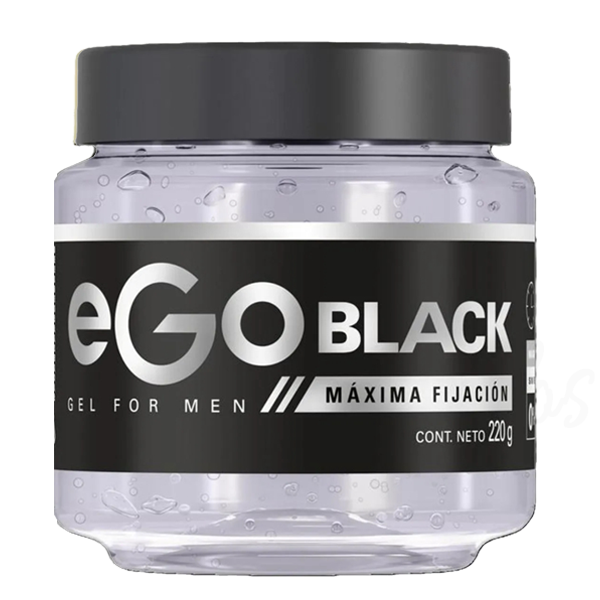 EGO Black Hair Gel for Men - Maximum Strength Hold 220g