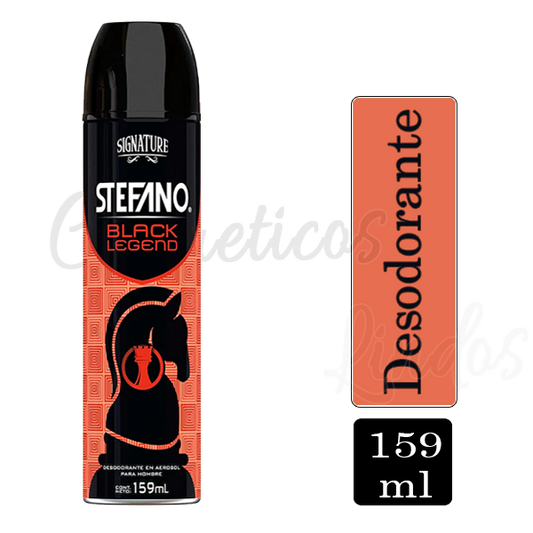 Desodorante Stefano Black Legend en Aerosol