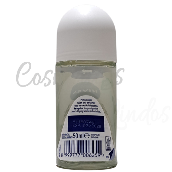 Nivea Black & White Invisible Fresh Roll-On Deodorant Anti-Perspirant 50ml