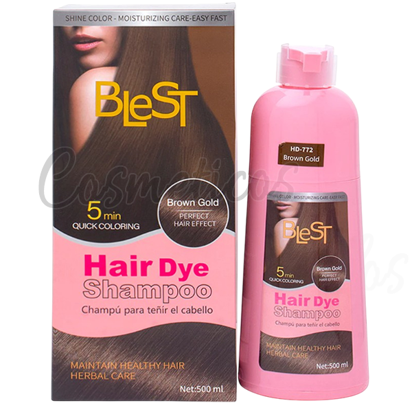 Blest  Brown Gold Hair Dye Shampoo HD-772