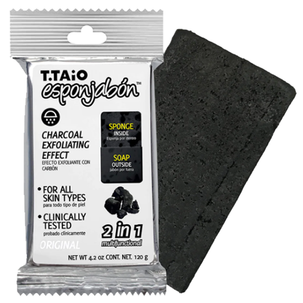 T.TAIO Esponjabon carbon charcoal