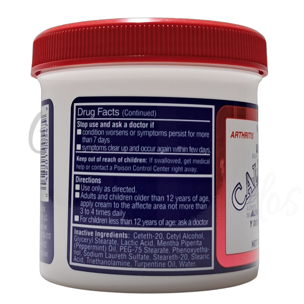 Calmadol  Oinment Relief for Tension and Muscle Pain 6 Oz