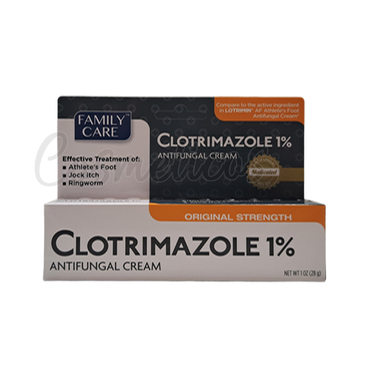 3Pcs Family Care Clotrimazole 1% Antifungal Cream Treatment Athlete Foot 28g