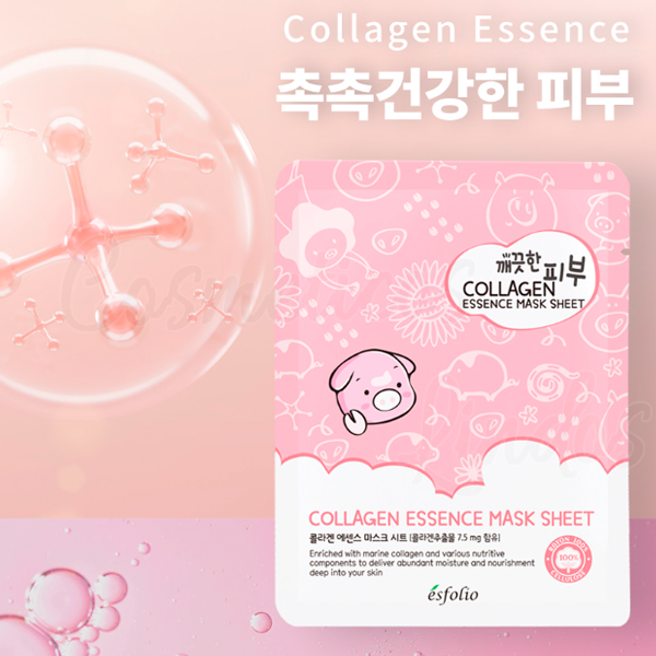 Collagen Essence Mask Sheet, Esfolio