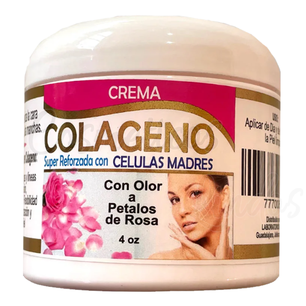 Crema Colageno Super Reforzada con Células Madres 4 Oz