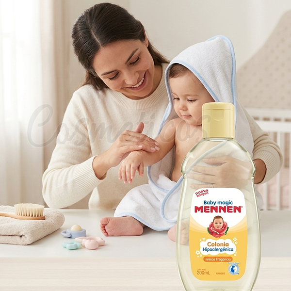 2 Pcs Baby Magic Mennen Hypoallergenic Cologne 200ml - Fresh Baby Scent Cologne