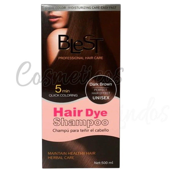 Blest  Dark Brown  Hair Dye Shampoo HD-771