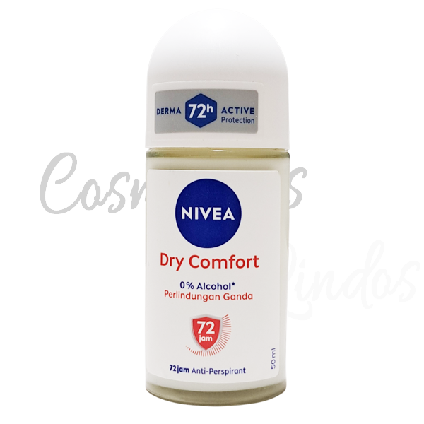 Nivea Dry Comfort Roll-On Deodorant Anti-Perspirant 50ml 72h Derma Active Protection