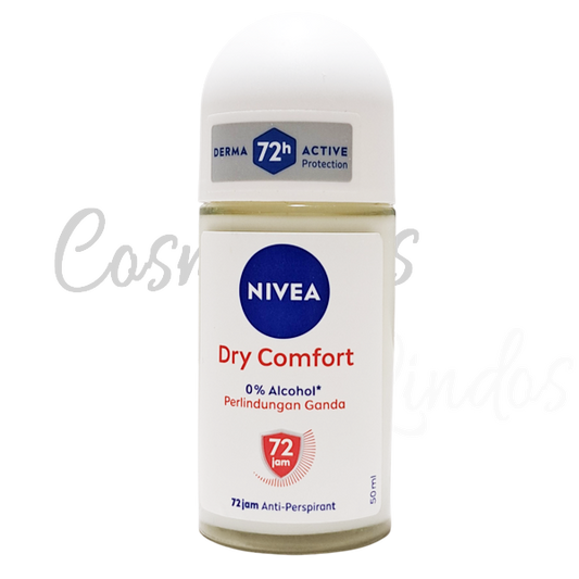 Nivea Dry Comfort Roll-On Deodorant Anti-Perspirant 50ml 72h Derma Active Protection