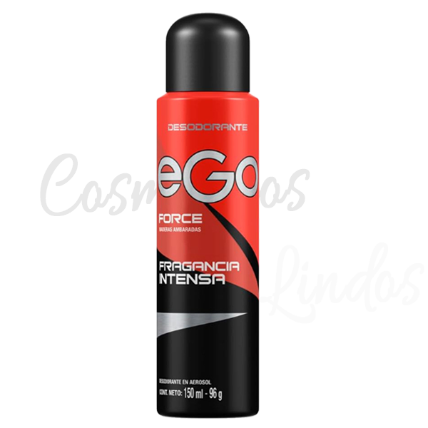 Ego Force Body Spray Deodorant for Men, Long Lasting Aerosol Anti-Odor, 150ml