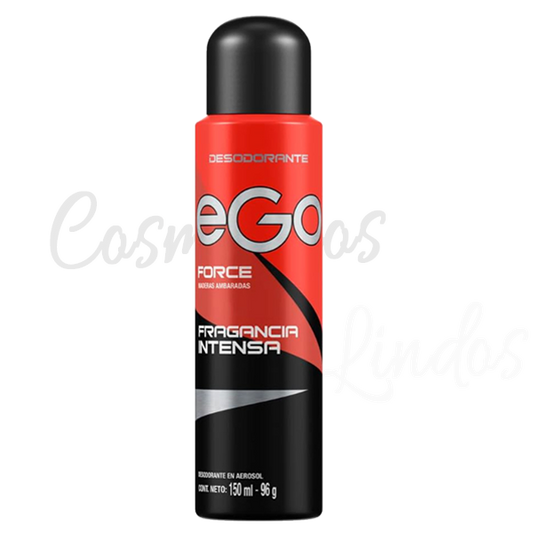 Ego Force Body Spray Deodorant for Men, Long Lasting Aerosol Anti-Odor, 150ml